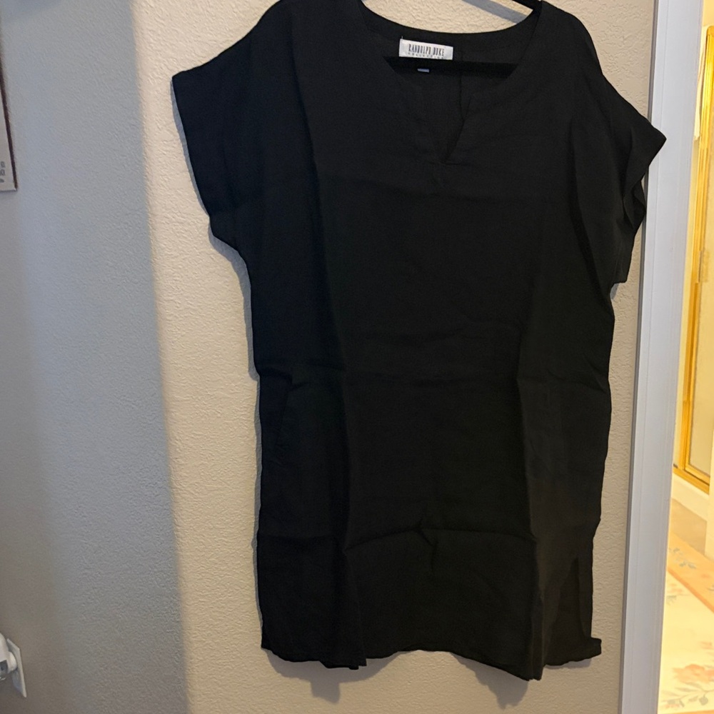 Randolph Duke Black Short Sleeve dress